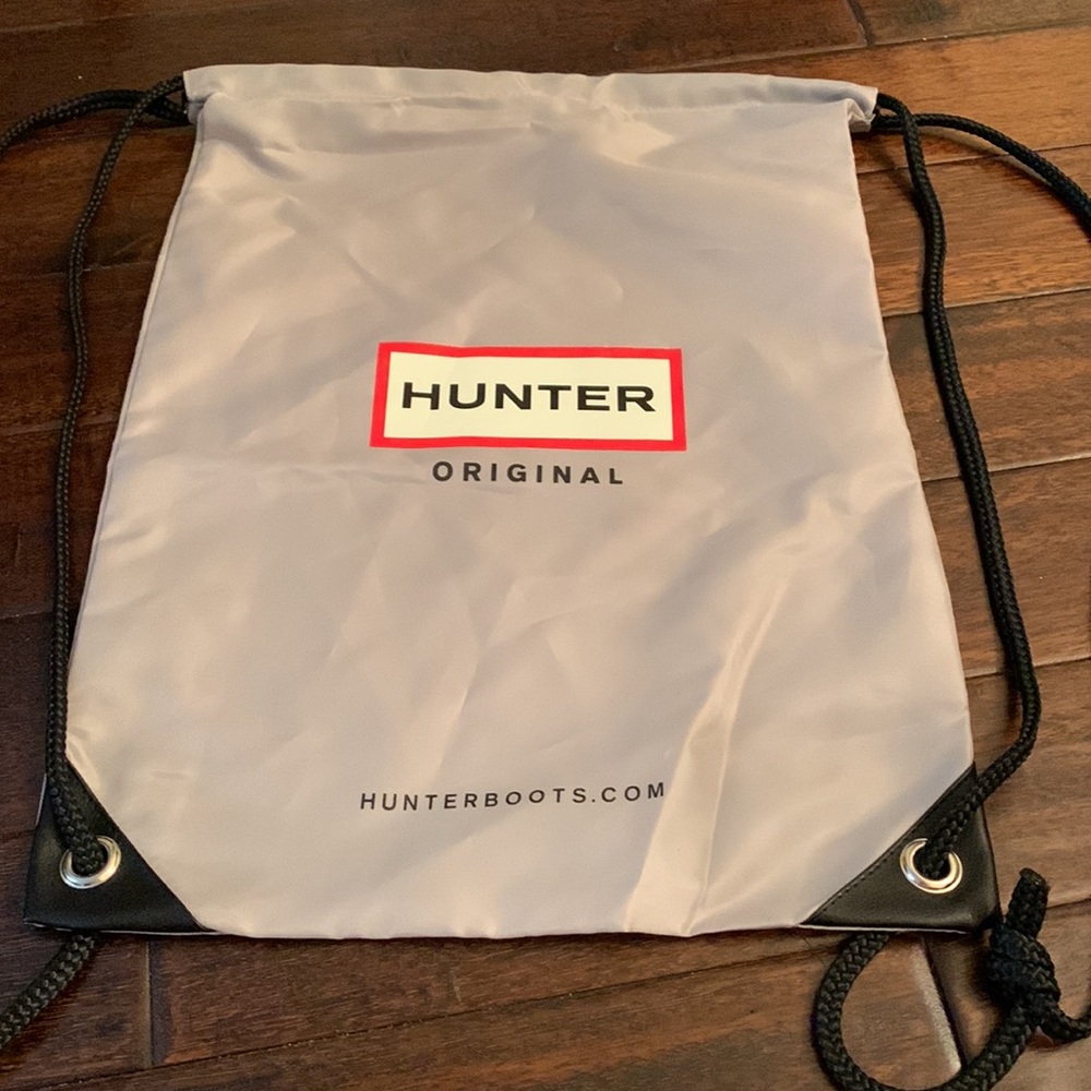 Hunter Original Gray Drawstring Bag - image 4